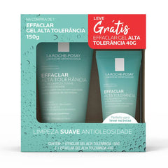 Kit La Roche-Posay Gel de Limpeza Facial Effaclar Alta Tolerância 150 g + 40 g