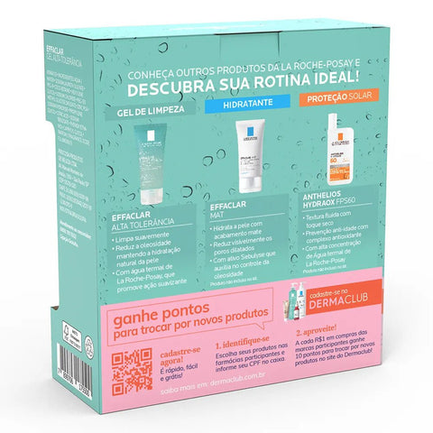 Kit La Roche-Posay Gel de Limpeza Facial Effaclar Alta Tolerância 150 g + 40 g