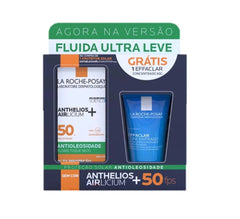 Kit La Roche-Posay Protetor Solar Anthelios Airlicium+ & Gel de Limpeza Facial Effaclar Concentrado FPS 50 - 40 mL + 50 g