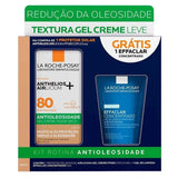 Kit La Roche-Posay Protetor Solar Anthelios Airlicium+ & Gel de Limpeza Facial Effaclar Concentrado  FPS 80 - 40 g + 50 g