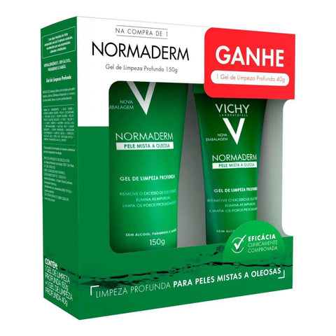 Kit Vichy Gel de Limpeza Profunda Normaderm 150 g + 40 g