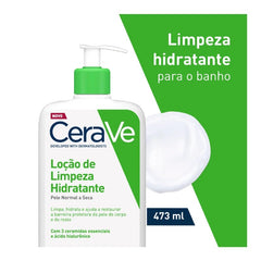 Loção de Limpeza Hidratante CeraVe Sem Perfume - Pele Normal a Seca - 473 g