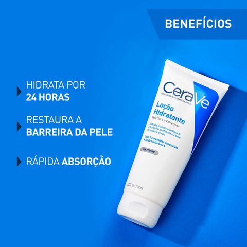 Loção Hidratante CeraVe Sem Perfume - Pele Seca a Extra Seca - 200 ml