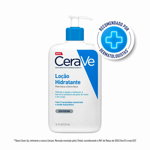 Loção Hidratante CeraVe Sem Perfume - Pele Seca a Extra Seca - 473 mL