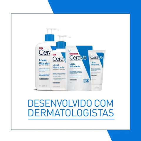Loção Hidratante Corporal CeraVe Refil Pele Seca a Extra Seca - 237 mL