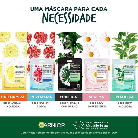 Máscara Facial Detox Garnier Skinactive Carvão Puro 1 Unidade