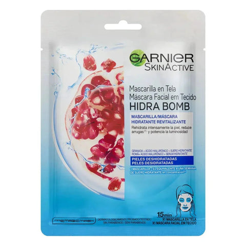 Máscara Facial Hidra Bomb Garnier Skinactive Romã 1 Unidade