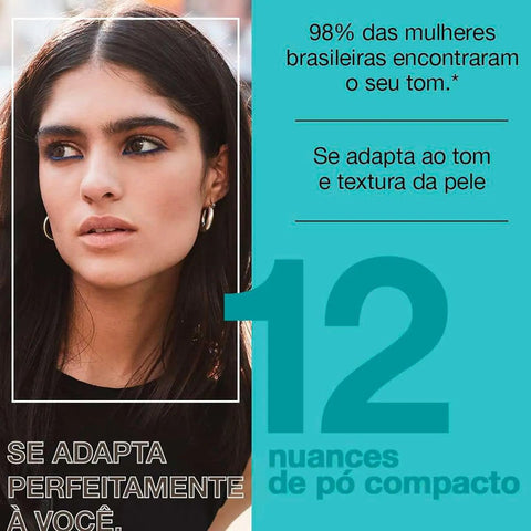 Pó Compacto Maybelline Ny Fit Me B03 Médio Claro Bege Efeito Mate Com 1 Unidade