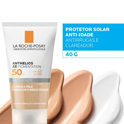 Protetor Solar Facial La Roche-Posay Anthelios AE-Pigmentation  Pele Clara - FPS 50 - 40 g