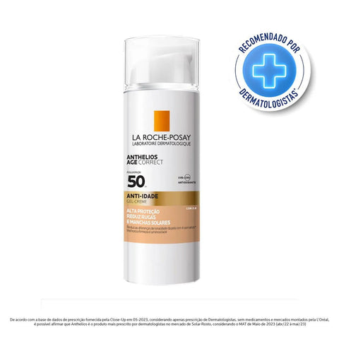 Protetor Solar Facial La Roche-Posay Anthelios Age Correct Cor 2.0 - FPS 50 - 50 g