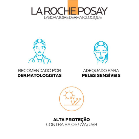 Protetor Solar Facial La Roche-Posay Anthelios Age Correct  Cor 4.0 - FPS 50 - 50 g