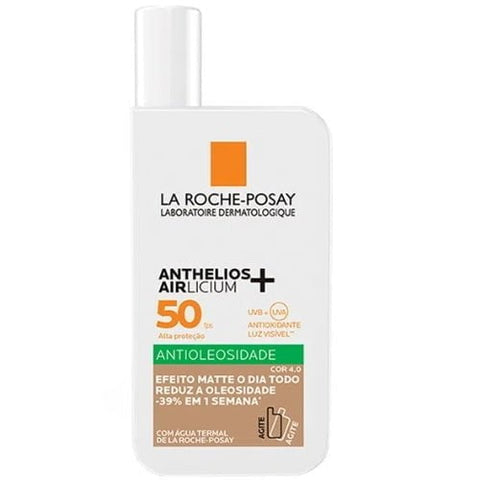 Protetor Solar Facial La Roche-Posay Anthelios Airlicium  Cor 4.0 - FPS 50 - 40 mL