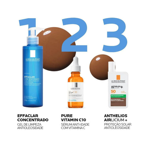 Protetor Solar Facial La Roche-Posay Anthelios Airlicium +  Cor 6.0 - FPS 50 - 40 g