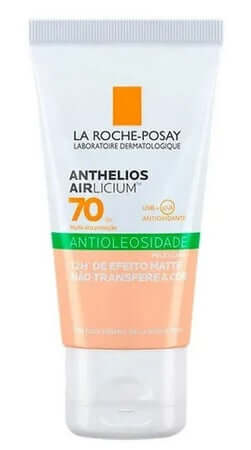 Protetor Solar Facial La Roche-Posay Anthelios Airlicium  Pele Extra Clara - FPS 70 - 40 g