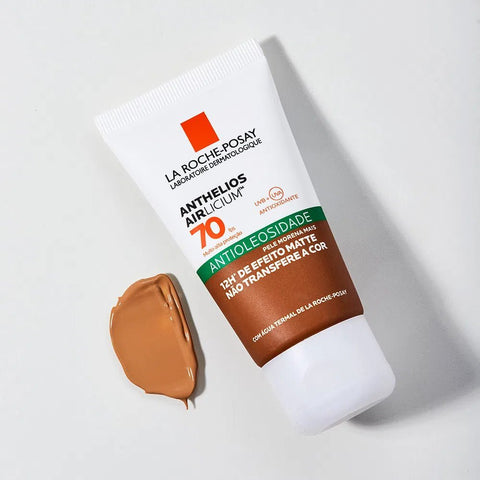 Protetor Solar Facial La Roche-Posay Anthelios Airlicium  Pele Morena - FPS 70 - 40 g
