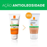 Protetor Solar Facial La Roche-Posay Anthelios Airlicium  Pele Morena - FPS 70 - 40 g