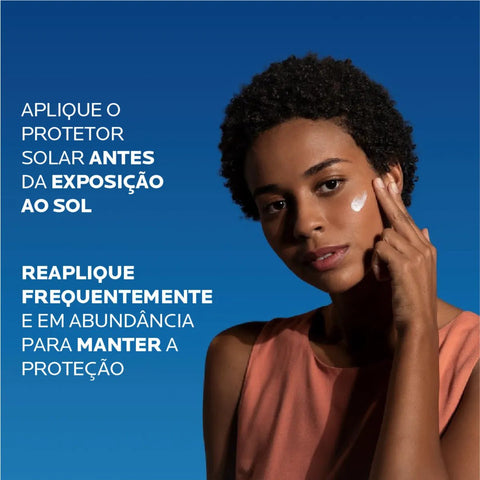 Protetor Solar Facial La Roche-Posay Anthelios Airlicium  Pele Morena Mais - FPS 70 - 40 g