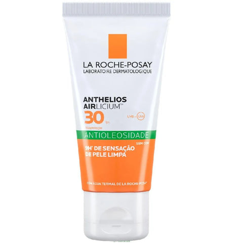 Protetor Solar Facial La Roche-Posay Anthelios Airlicium  Sem Cor - FPS 30 - 50 g