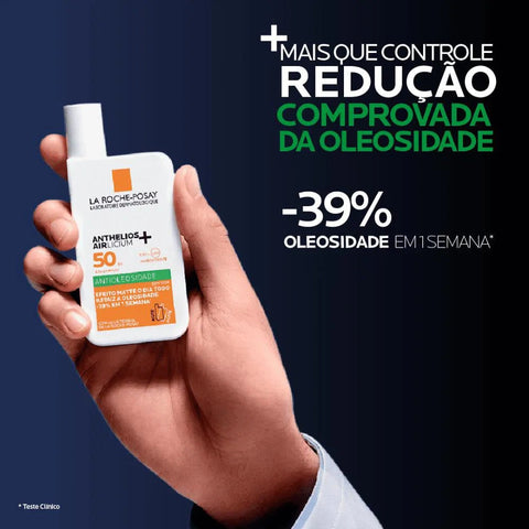 Protetor Solar Facial La Roche-Posay Anthelios Airlicium  Sem Cor - FPS 50 - 40 mL