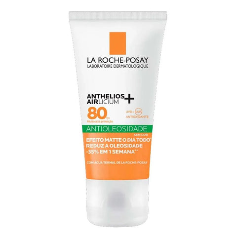 Protetor Solar Facial La Roche-Posay Anthelios Airlicium  Sem Cor - FPS 80 - 40 g