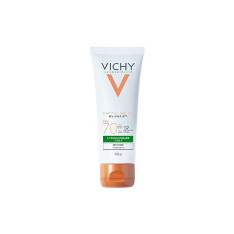 Protetor Solar Facial Vichy Capital Soleil UV-Purify FPS 70 - 40 g
