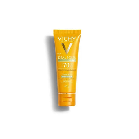 Protetor Solar Facial Vichy Idéal Soleil Purify Sem Cor - FPS 70 - 40 g