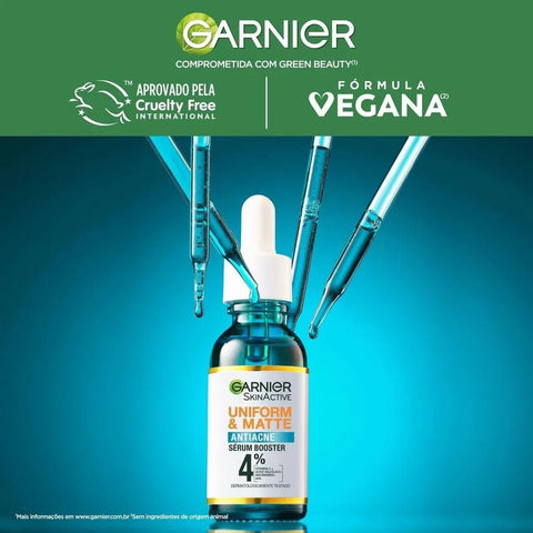 Sérum Booster Facial Antiacne Garnier Uniform &Amp; Matte 15ml