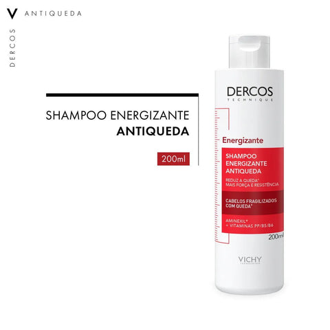 Shampoo Antiqueda Vichy Dercos  Linha Energizante - 200 mL