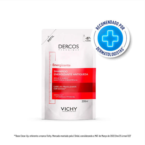 Shampoo Antiqueda Vichy Dercos  Linha Energizante - 200 mL (A2)