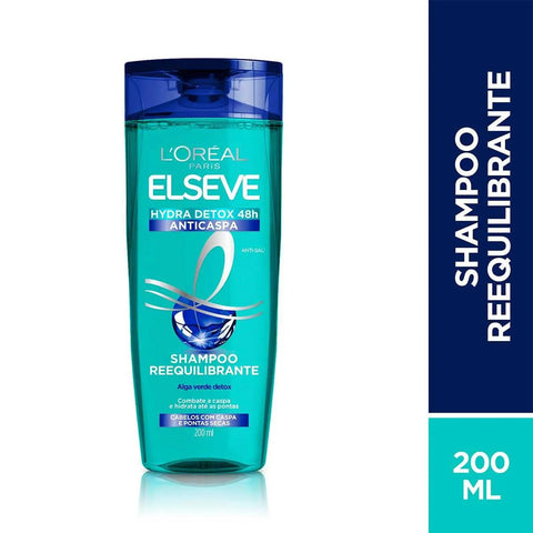 Shampoo Elseve Hydra Detox Anticaspa 200 Ml