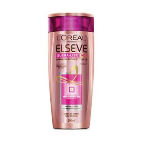 Shampoo Elseve Quera-Liso Mq Liso Com Escova 200Ml