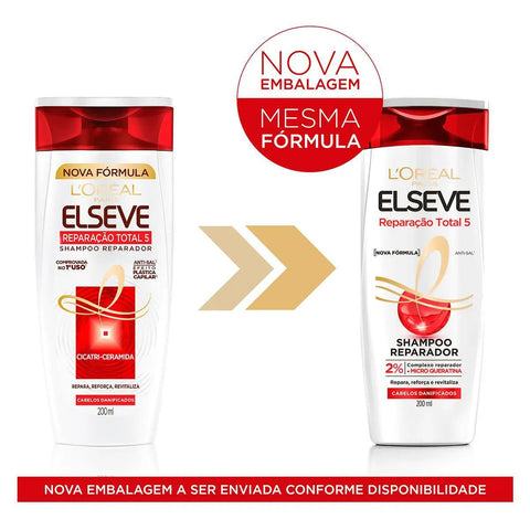 Shampoo Elseve Reparação Total 5 - 200Ml