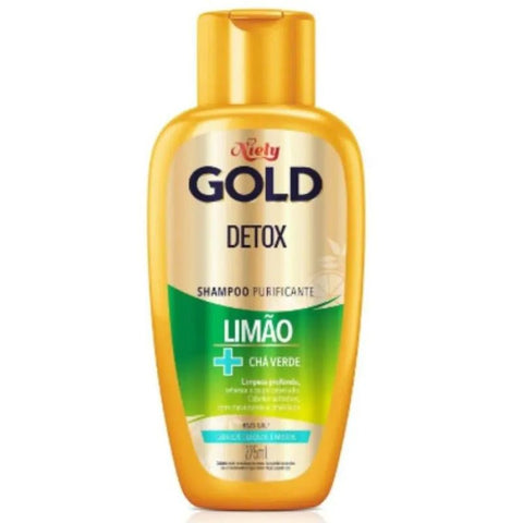 Shampoo Purificante Niely Gold Detox 275Ml