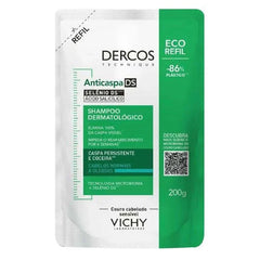 Shampoo Vichy Dercos Linha Anticaspa DS - Cabelos Normais a Oleosos - Refil - 200 g