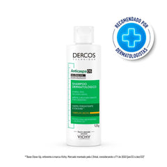 Shampoo Vichy Dercos Linha Anticaspa DS - Cabelos Secos - 125 mL