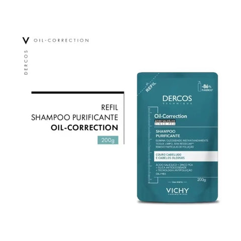 Shampoo Vichy Dercos  Linha Oil-Correction - 200 g