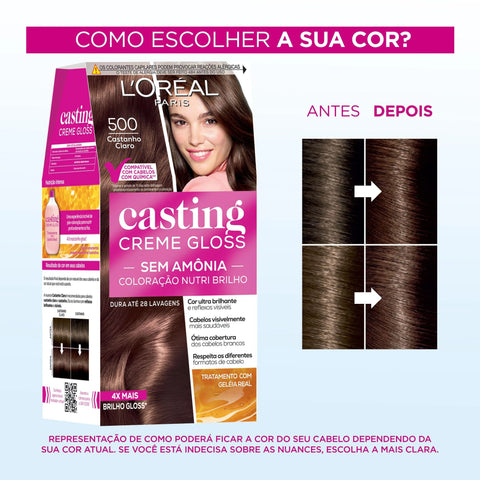 Tintura Casting 500 Castanho Claro