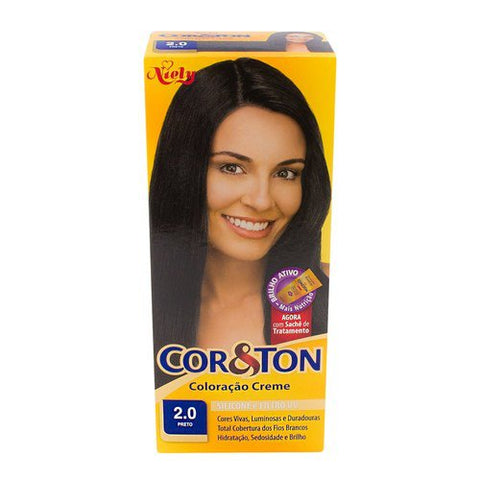 Tintura Cor & Ton Nº 2.0 Preto