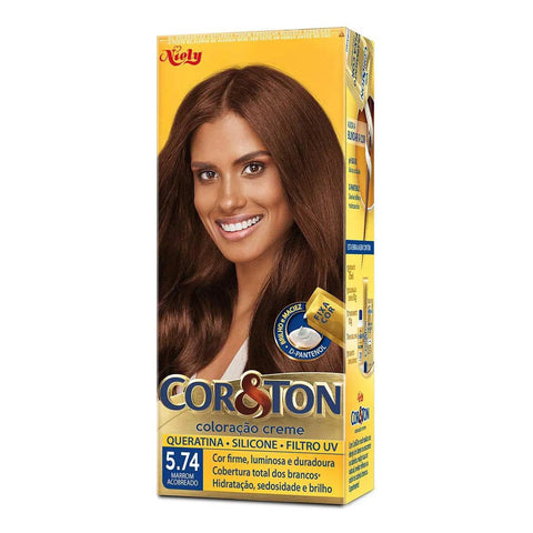 Tintura Cor & Ton Nº 5.74 Marrom Acobreado