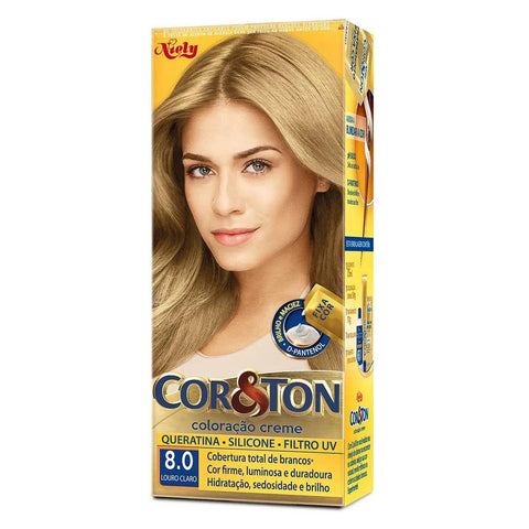 Tintura Cor & Ton Nº 8.0 Louro Claro