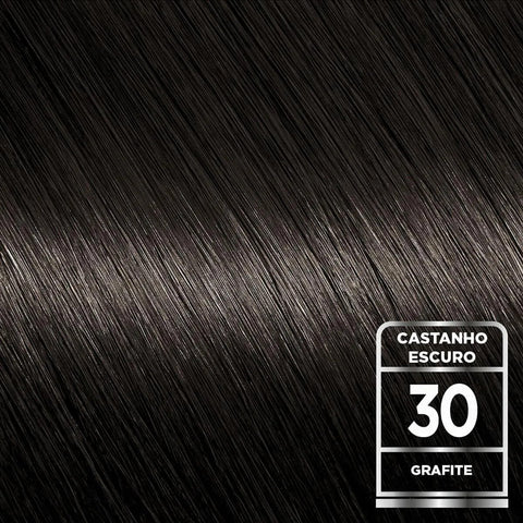 Tintura Garnier Nutrisse Creme Nº 30 Castanho Escuro Grafite