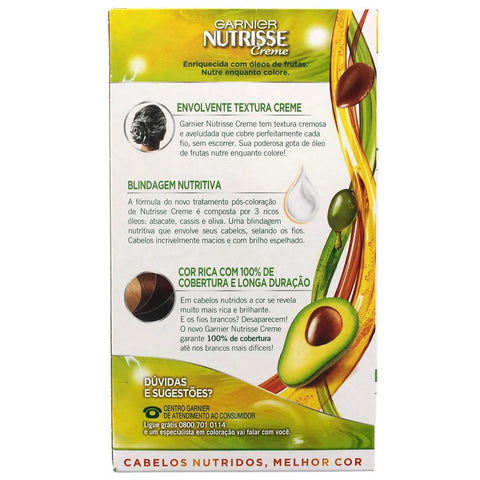 Tintura Garnier Nutrisse Creme Nº 46 Borgonha