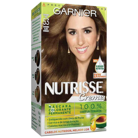 Tintura Garnier Nutrisse Creme Nº 53 Castanho Caramelo