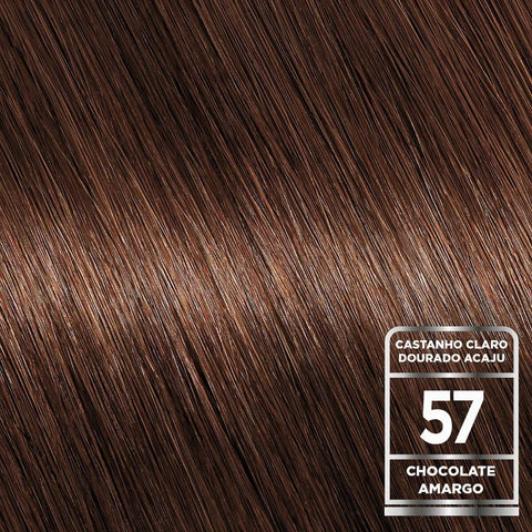 Tintura Garnier Nutrisse Creme Nº 57 Chocolate Amargo