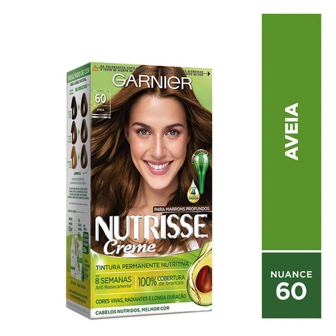 Tintura Garnier Nutrisse Creme Nº 60 Aveia