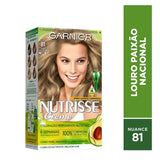 Tintura Garnier Nutrisse Creme Nº 81 Louro Paixão Nacional