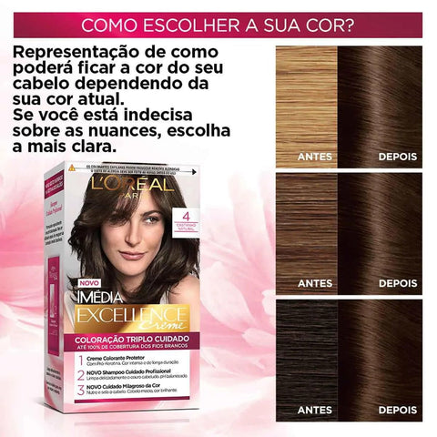 Tintura Imedia 4 Castanho Natural