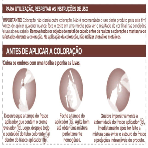 Tintura Imédia Excellence Permanente Sem Amônia 4u - Castanho Universal
