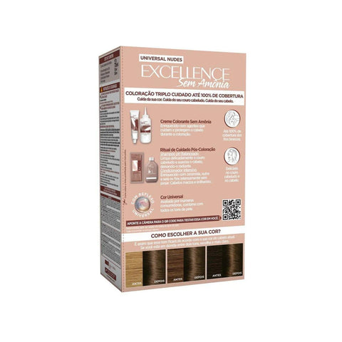 Tintura Imédia Excellence Permanente Sem Amônia 7u - Louro Universal