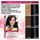 Tintura L'Oréal Imédia Excellence Creme Nº 2.8 Preto Extra Profundo
